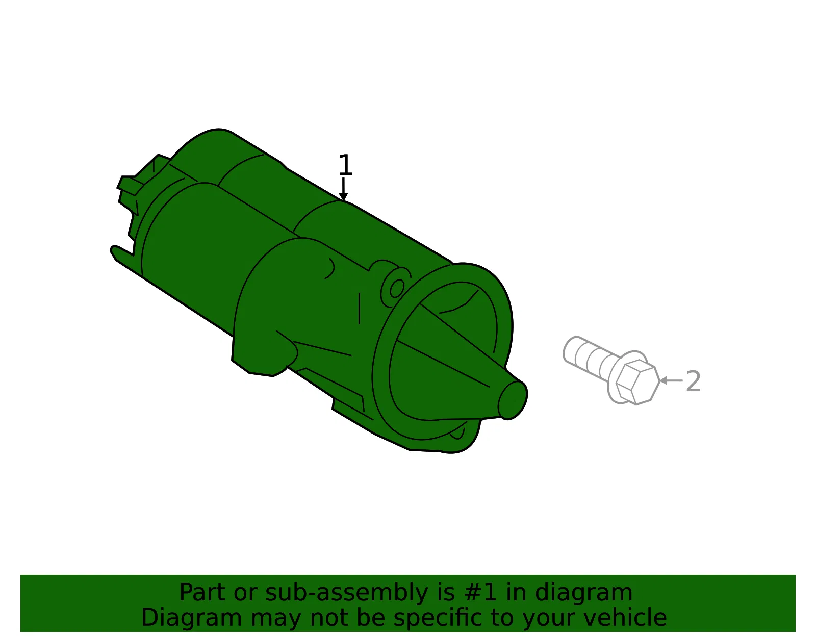 Starter - Kia (36100-2B804) - view 2