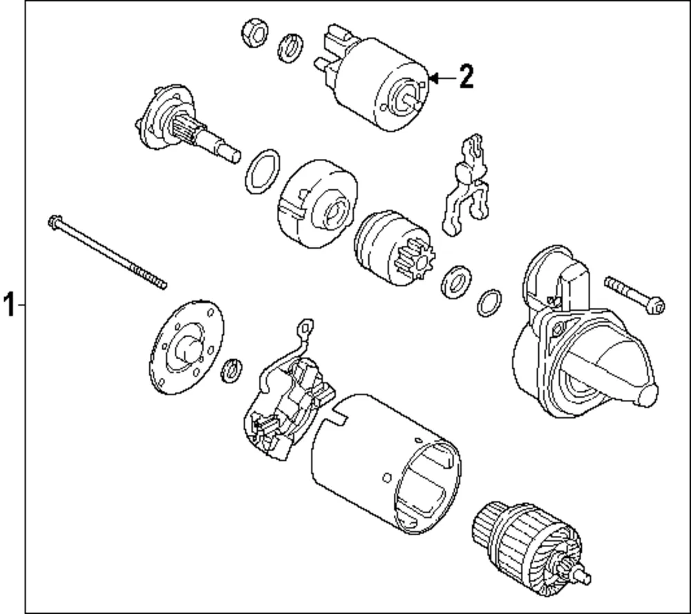 Starter - Kia (36100-2J100)