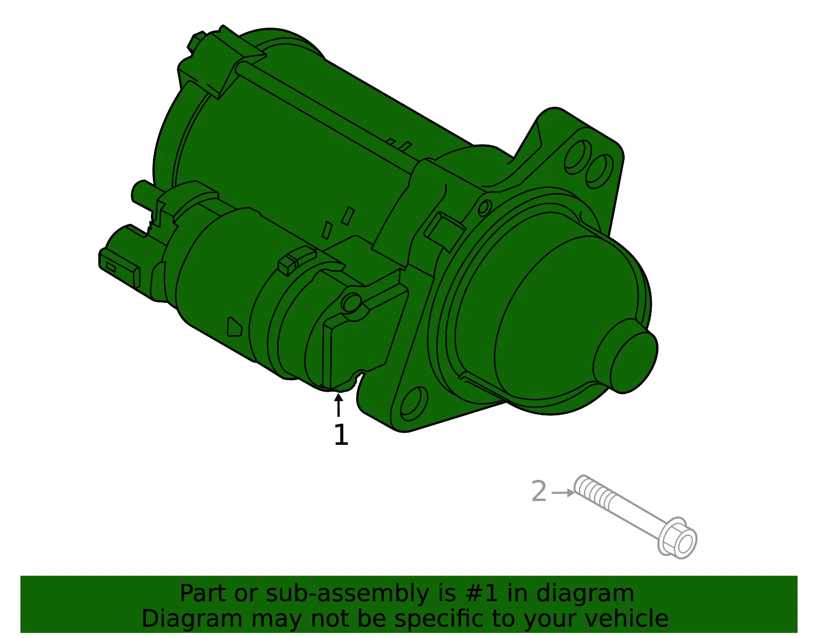 Starter - Kia (36100-2S000) - view 2