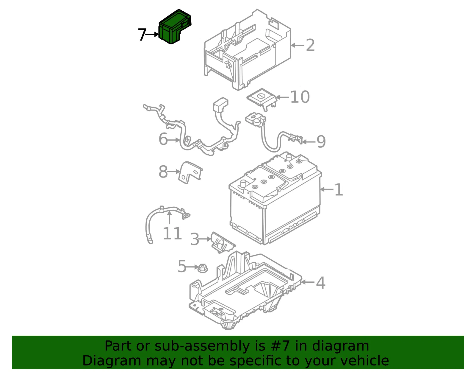 Sensor Cap - Kia (37113-F6000) - view 2