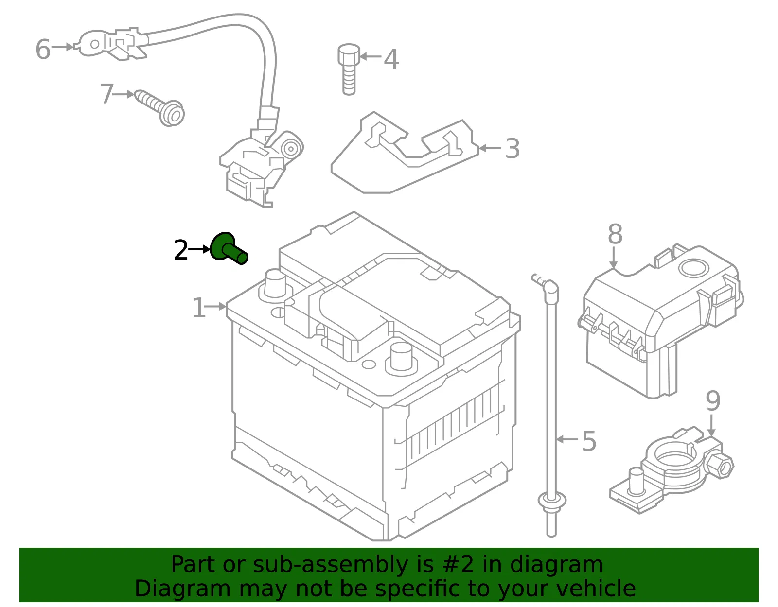 Battery Plug - Kia (37115-J5100) - view 2