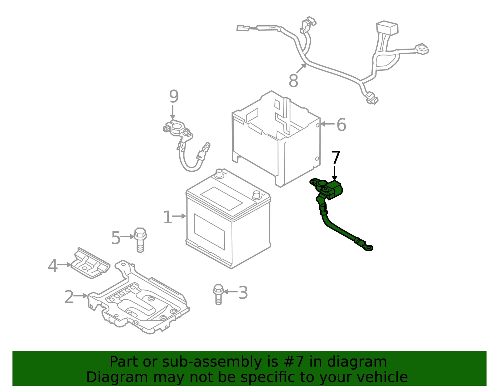 Sensor - Kia (37180-1M011) - view 2