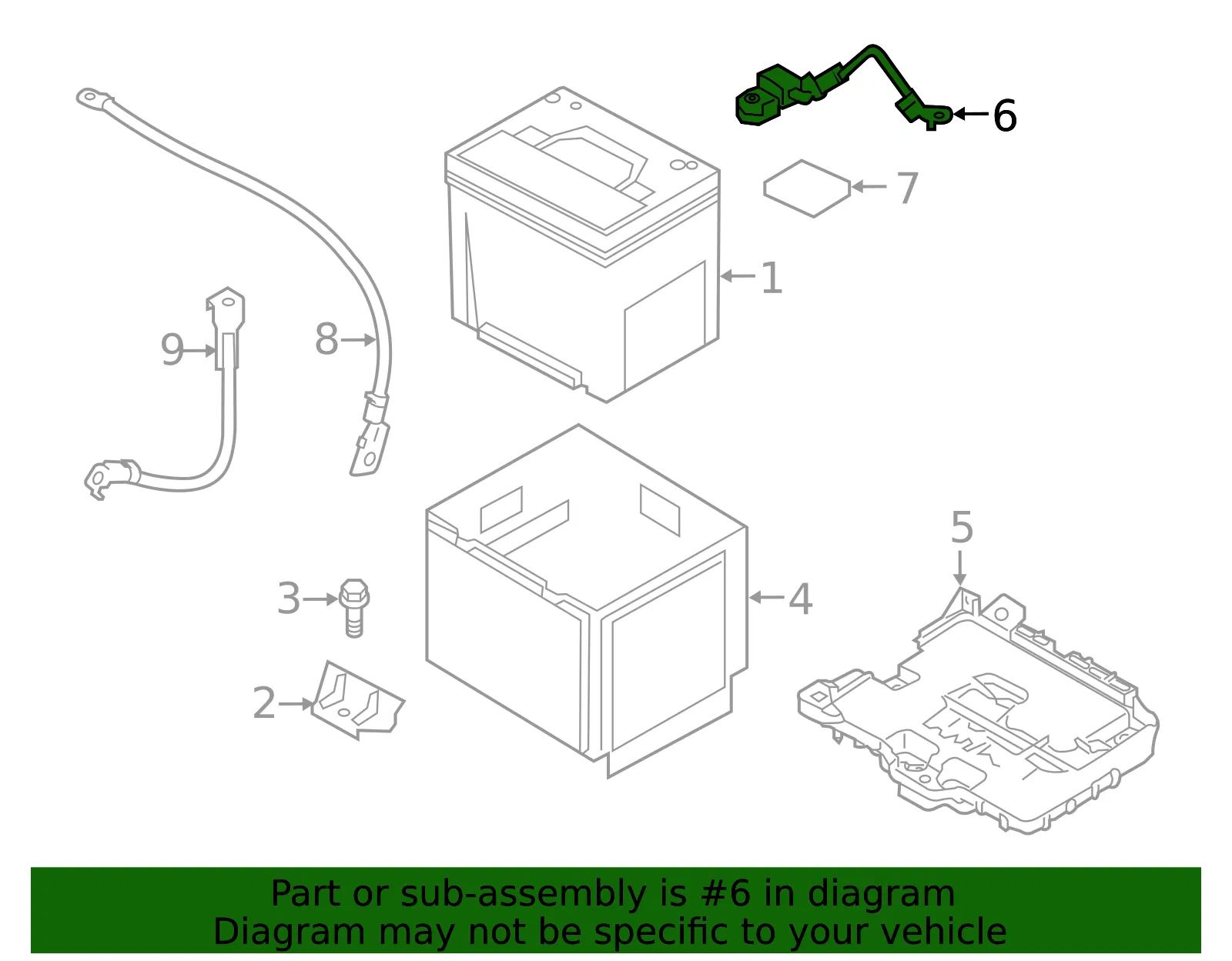 Sensor - Kia (37180-1W010) - view 2