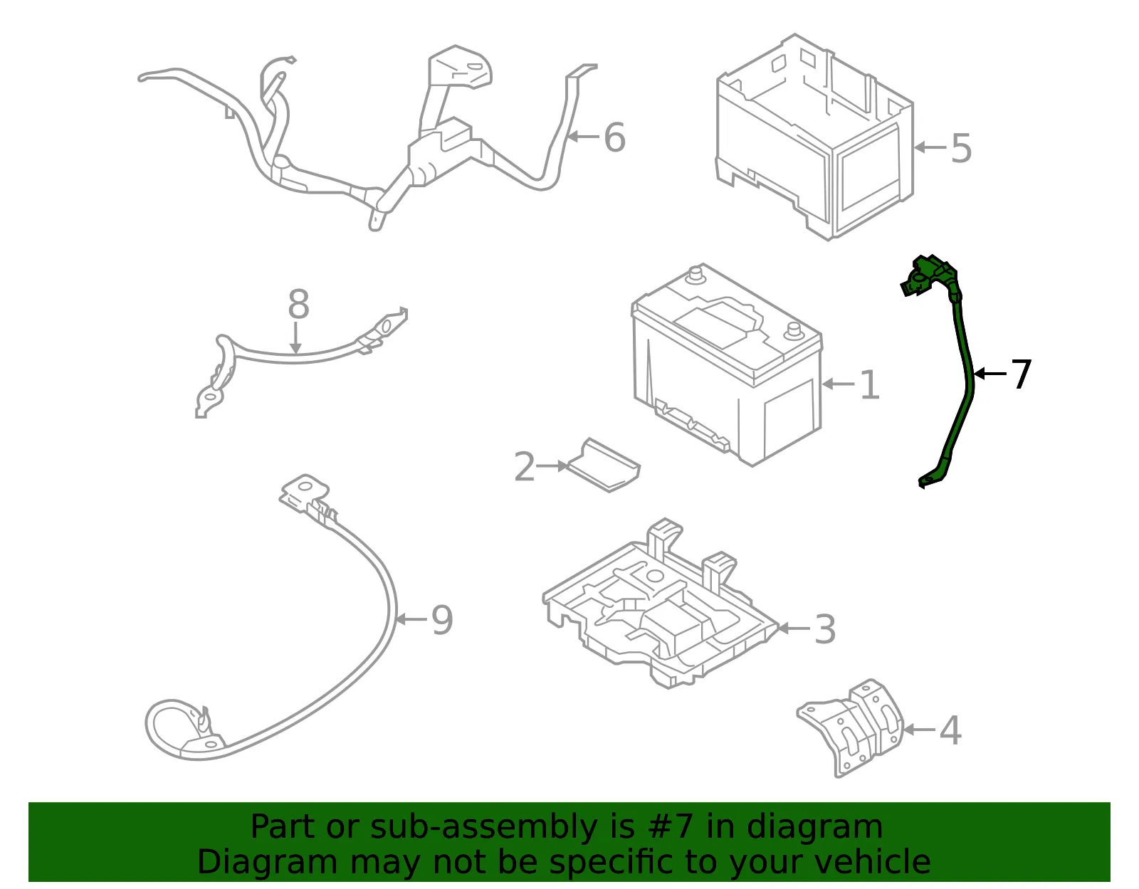 Battery Current Sensor - Kia (37180-4C000) - view 2