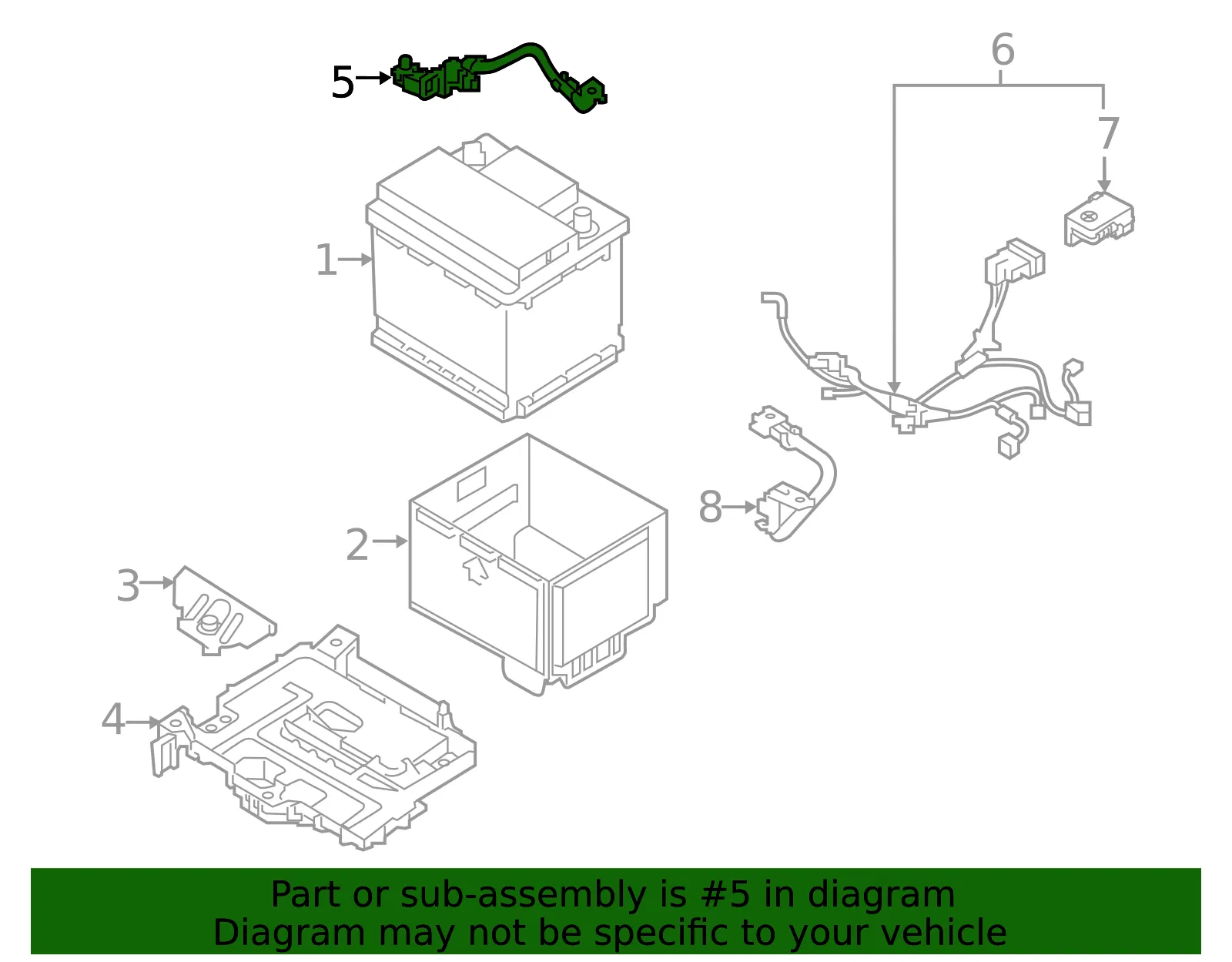 Sensor - Kia (37180-A7130) - view 2