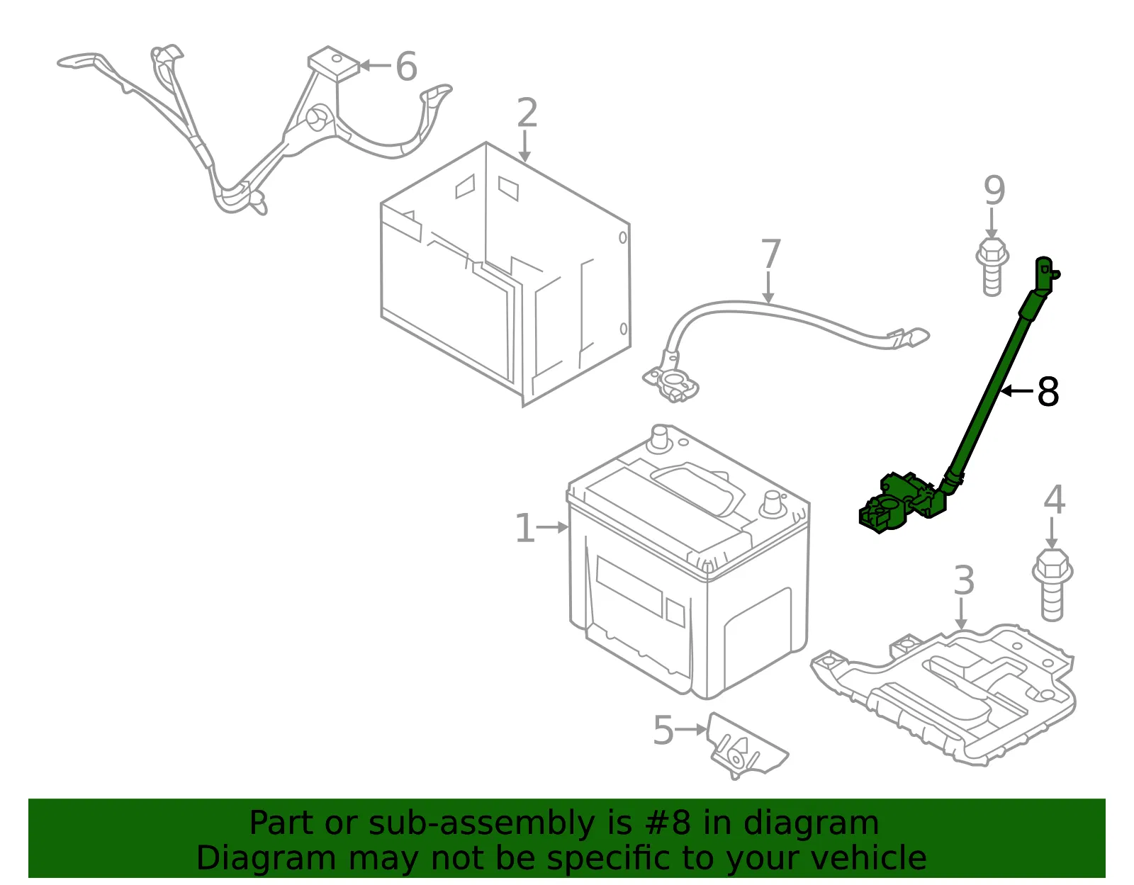 Sensor - Kia (37180-B2000) - view 2
