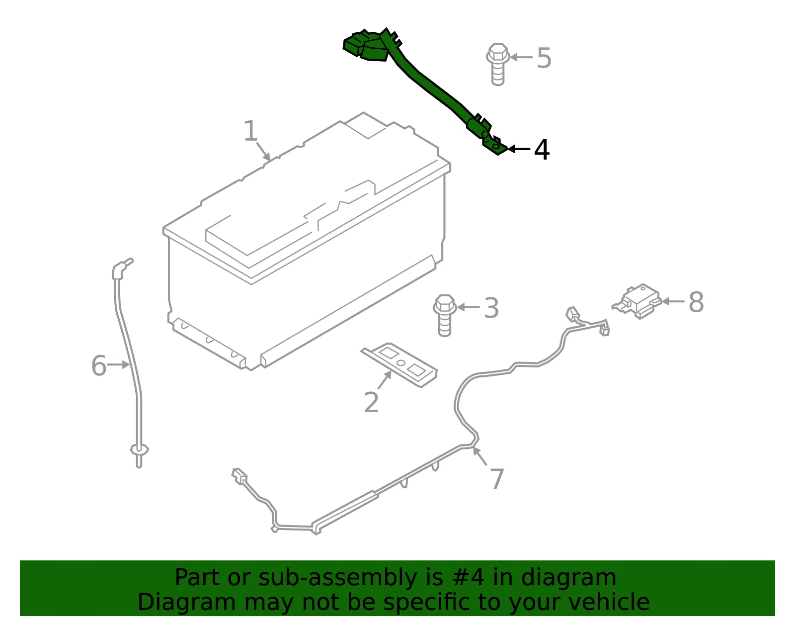 Battery Temp Sensor - Kia (37180-J6100) - view 2