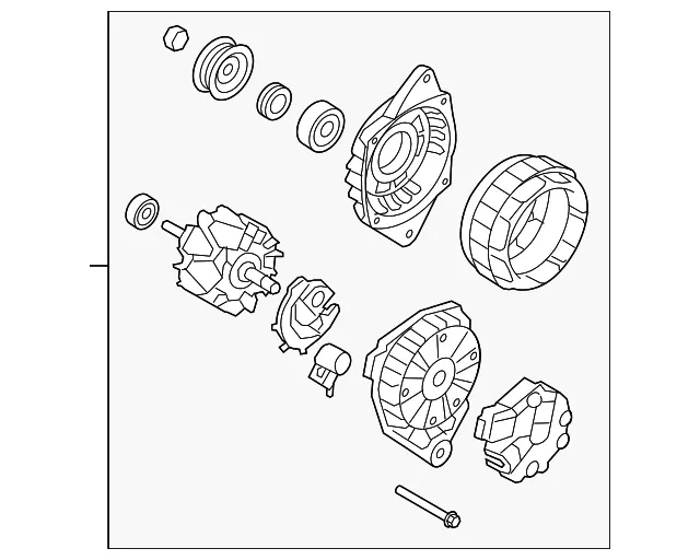 Alternator - Kia (37300-23650RU)