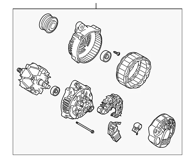 Alternator - Kia (37300-25201RU)