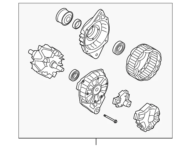 Alternator - Kia (37300-2B150RU)