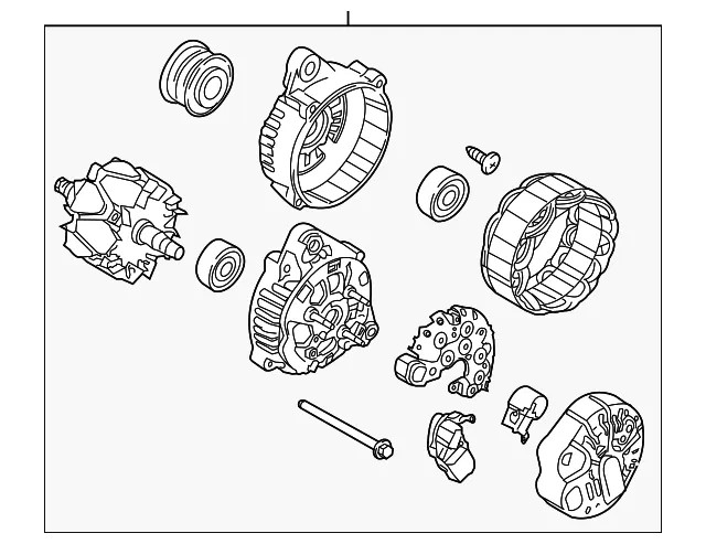 Alternator - Kia (37300-2B760RU)
