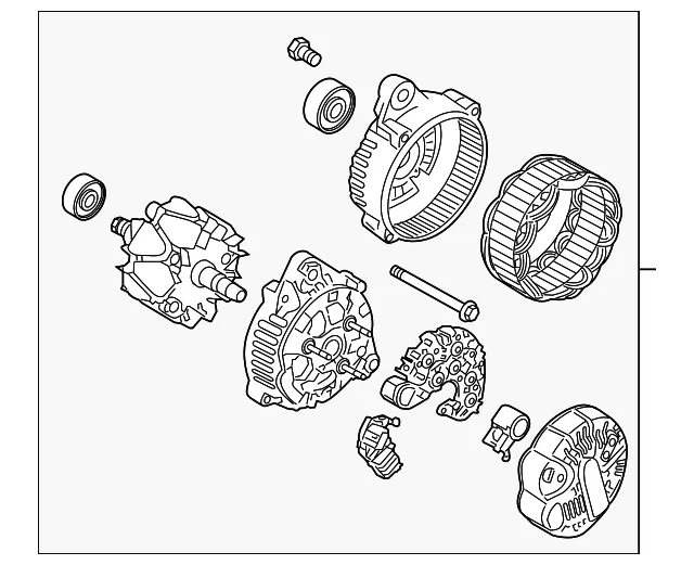 Alternator - Kia (37300-2G900)