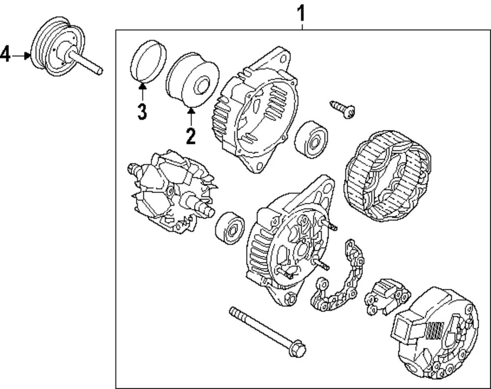 Alternator - Kia (37300-2J355)