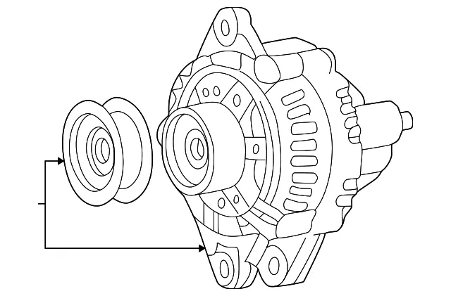 Alternator - Kia (37300-37405RU)