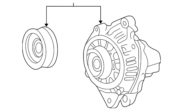 Alternator - Kia (37300-38400RU)