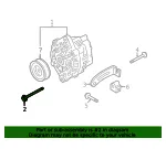 Alternator Mount Bolt - Kia (37451-22000) - view 4