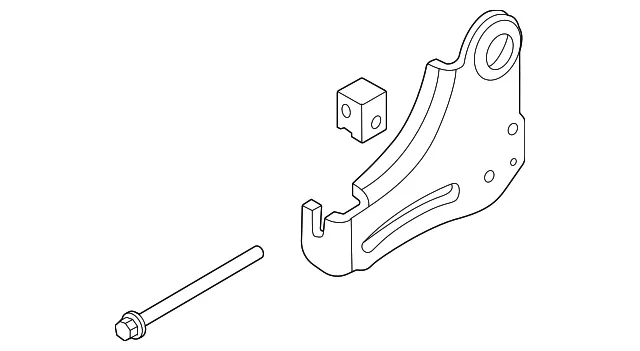 Alternator Adjusting Bracket - Kia (37460-2B300) - view 2