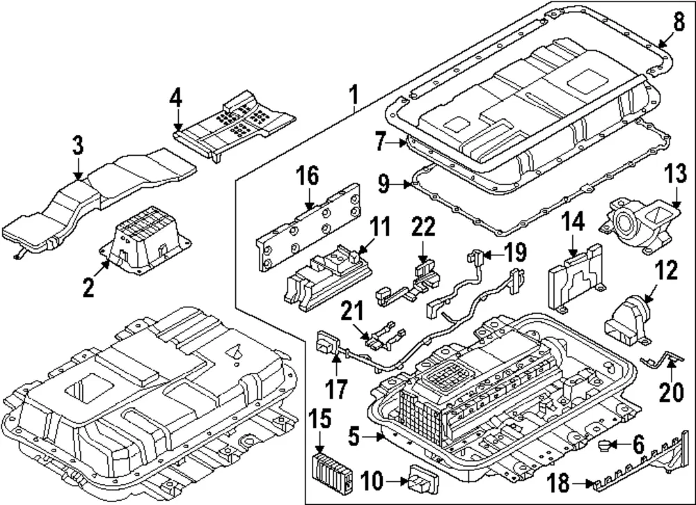 Battery Assembly - Kia (37501-ES000)