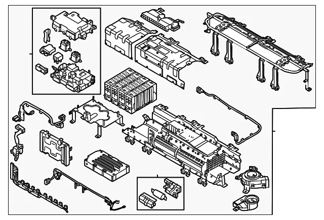 Battery Assembly - Kia (37501-P0600)