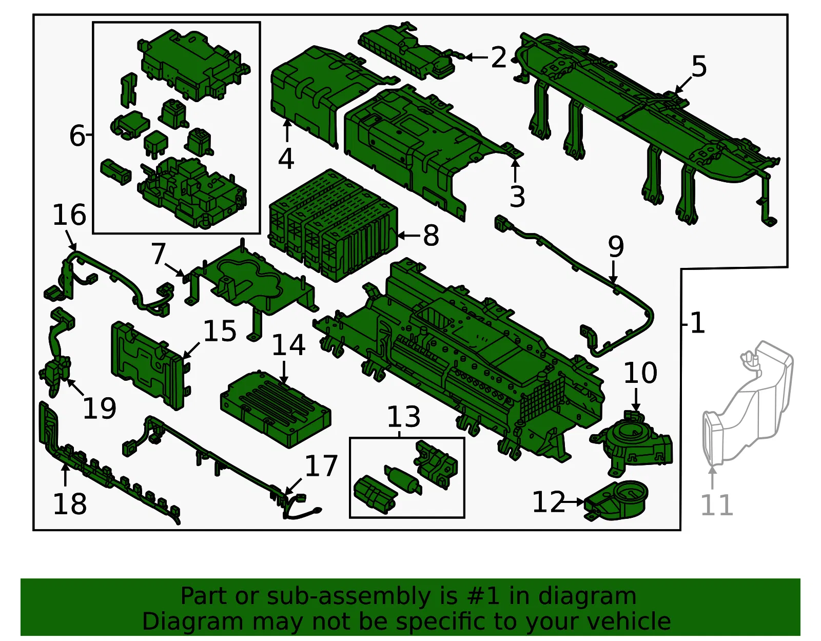 Battery Assembly - Kia (37501-P0600) - view 2