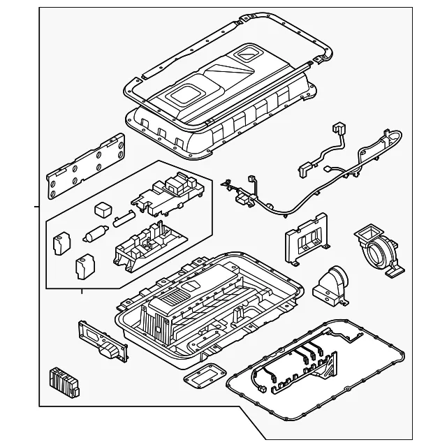 Battery Assembly - Kia (37501-P4500)
