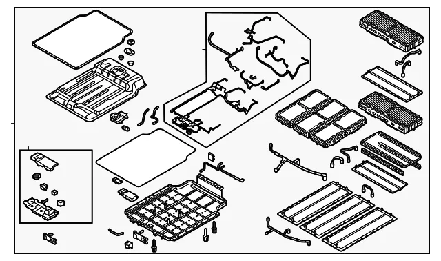 Battery System Assembly - Kia (37501-Q4000AS)