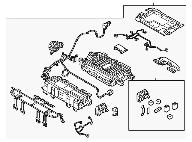 Battery Assembly - Kia (37503-G5AS1)