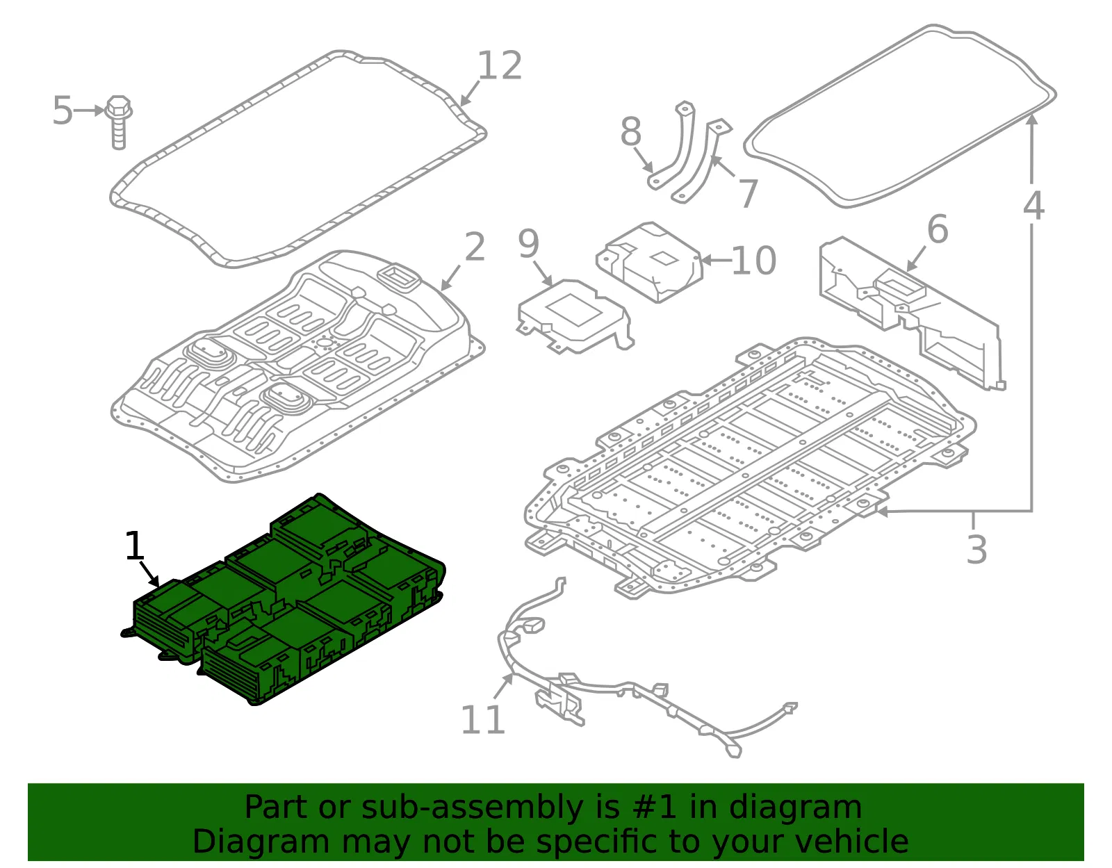 Battery - Kia (37510-E4300) - view 2