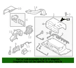 Drive Motor Battery Pack Cooling Fan Bracket - Kia (37552-4R000) - view 4