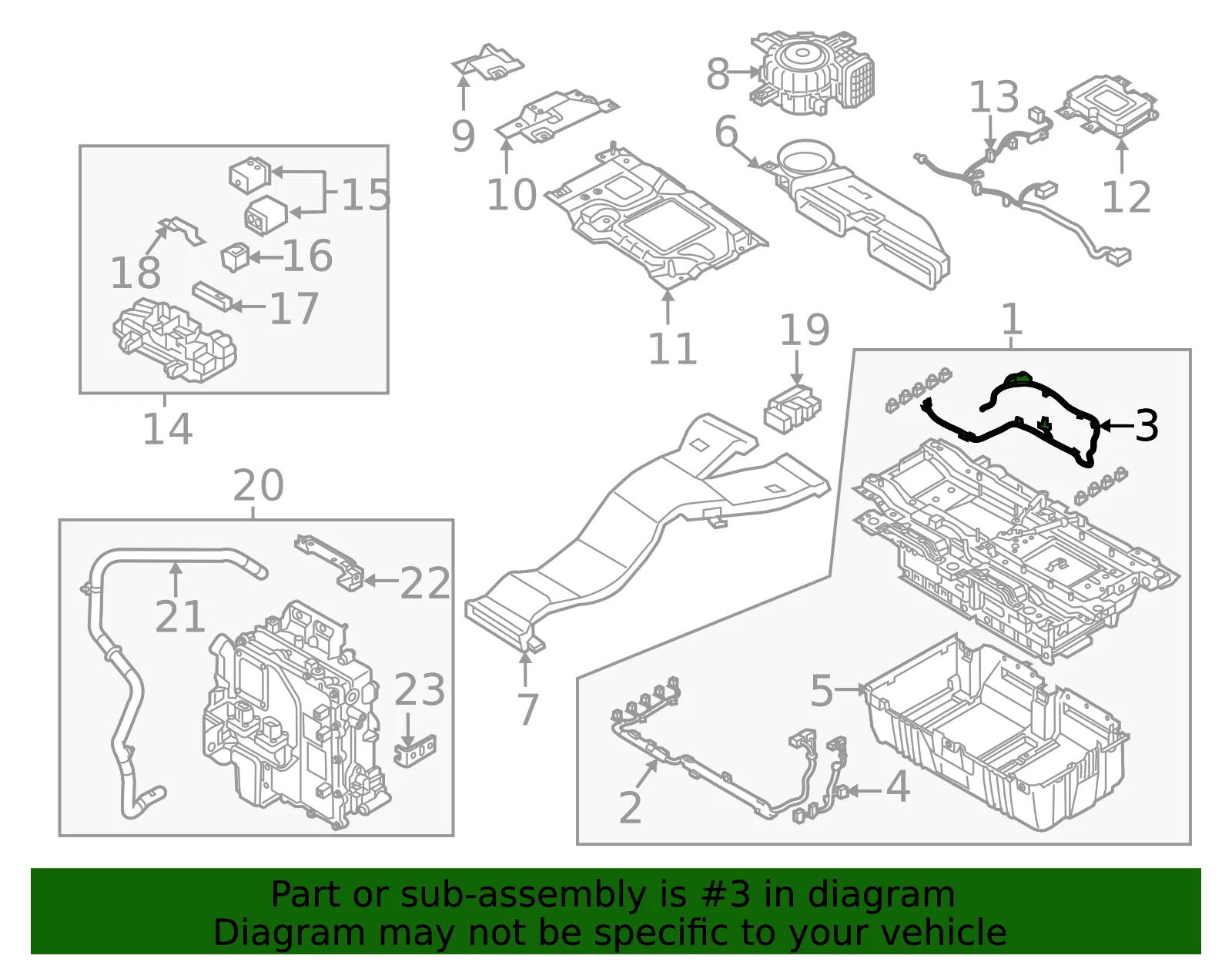 Wire Harness - Kia (37561-E6610) - view 2