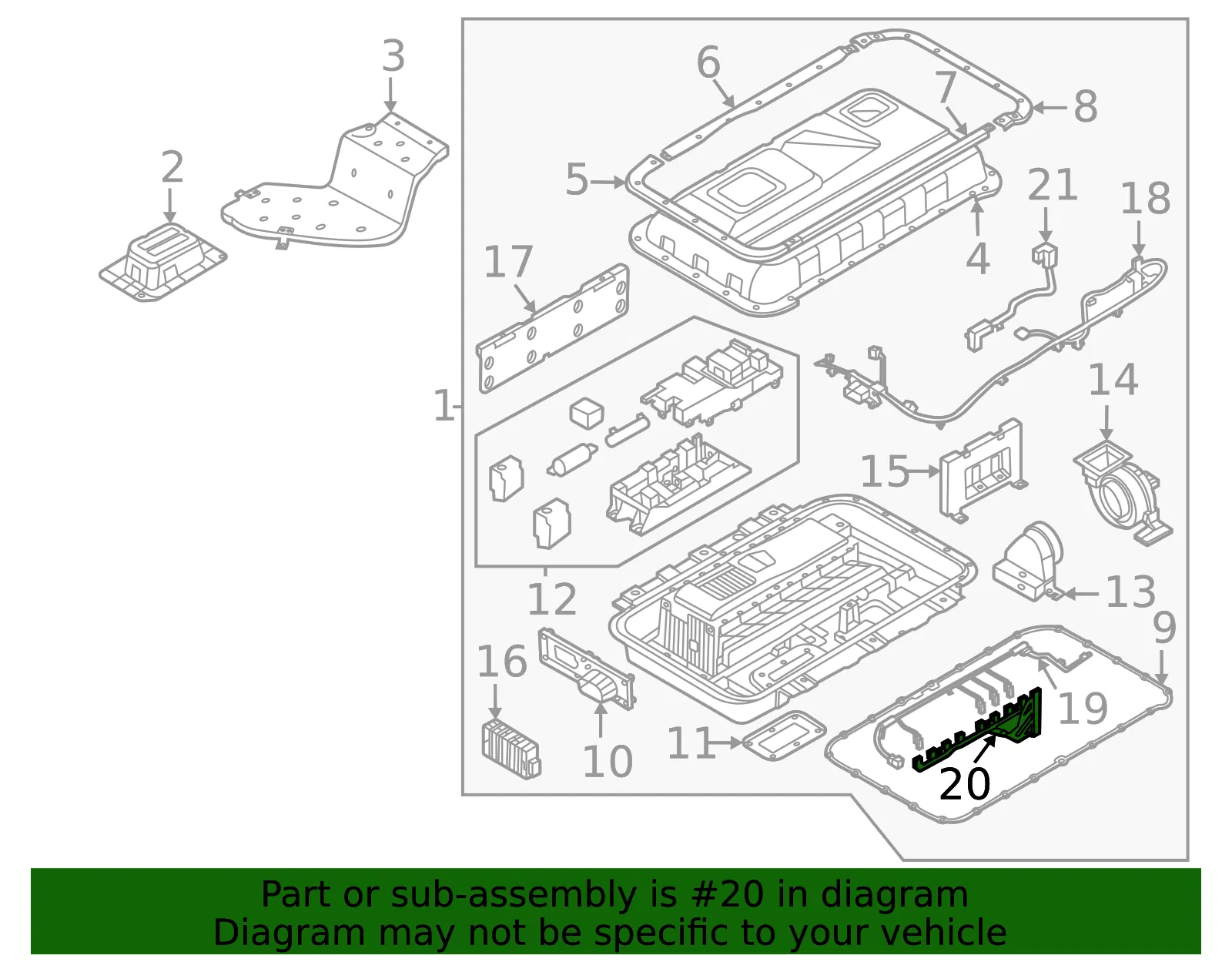 Battery Current Sensor - Kia (37561-P7000) - view 2