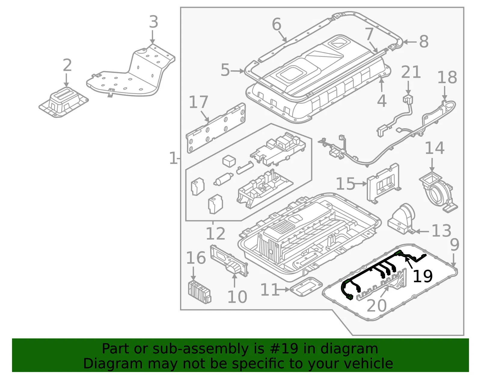 Battery Temp Sensor - Kia (37562-P4000) - view 2
