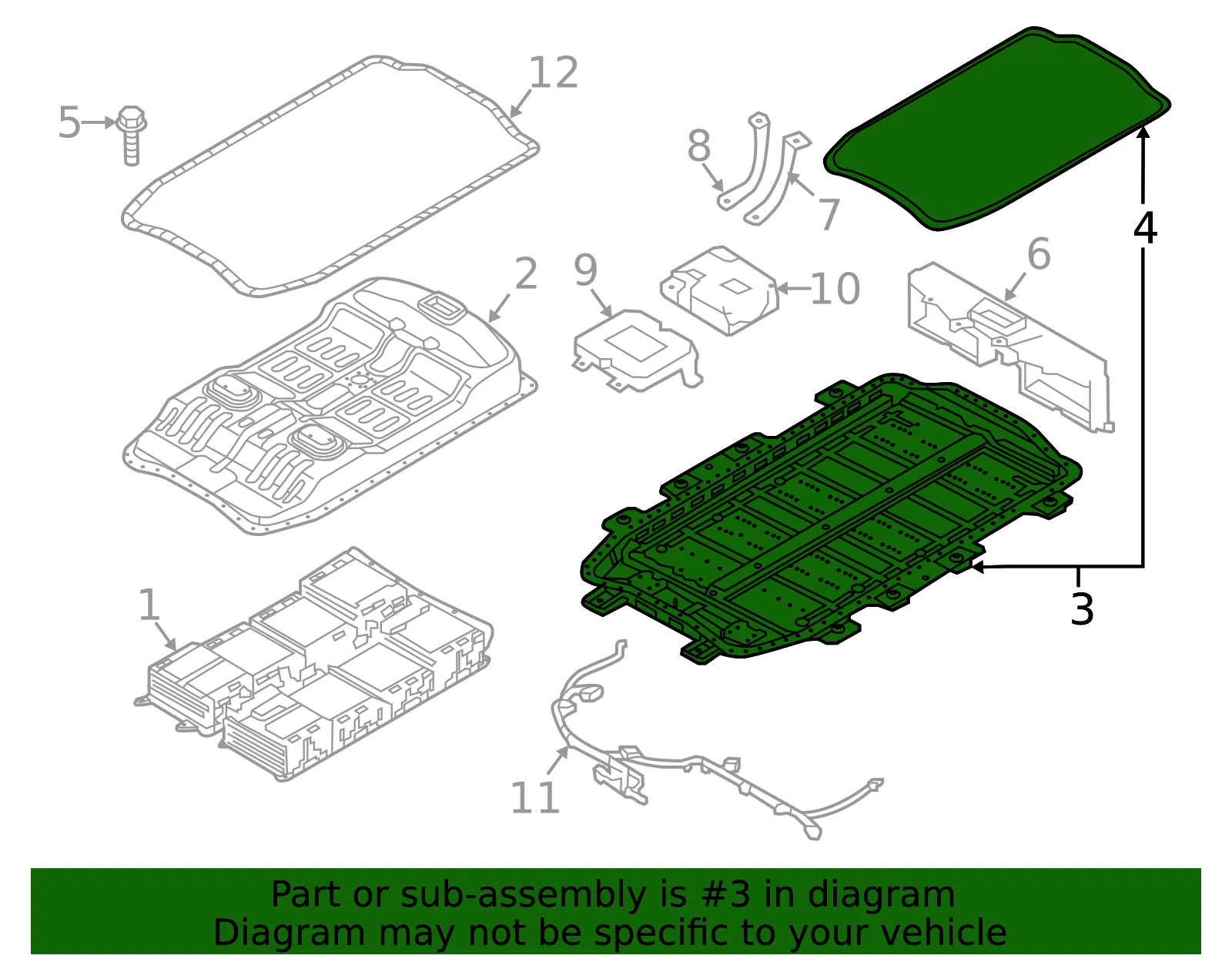 Battery Box - Kia (37590-E4000) - view 2