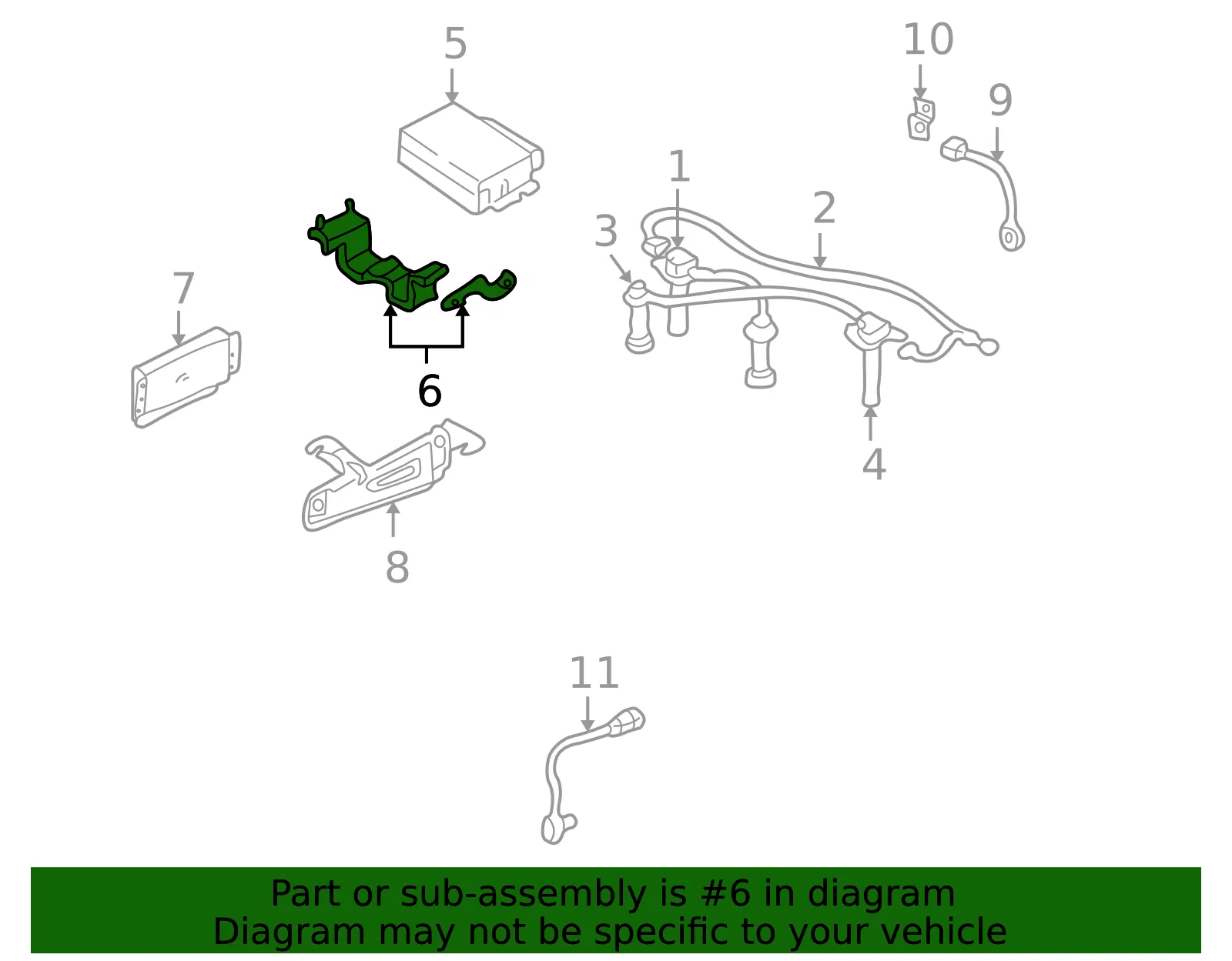 ECM Bracket Assembly - Kia (39100-2X885) - view 2