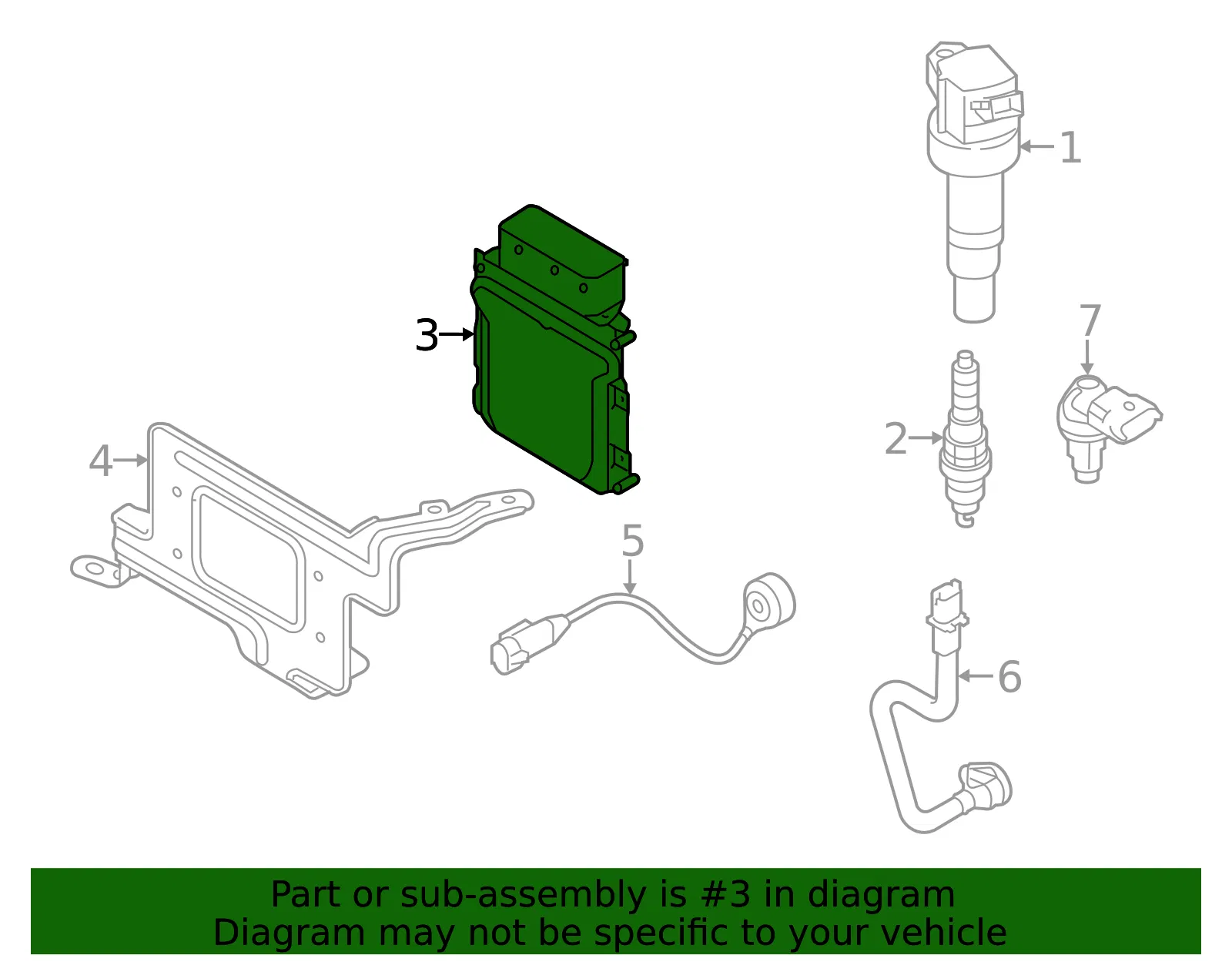 ECM - Kia (39106-2B814) - view 2