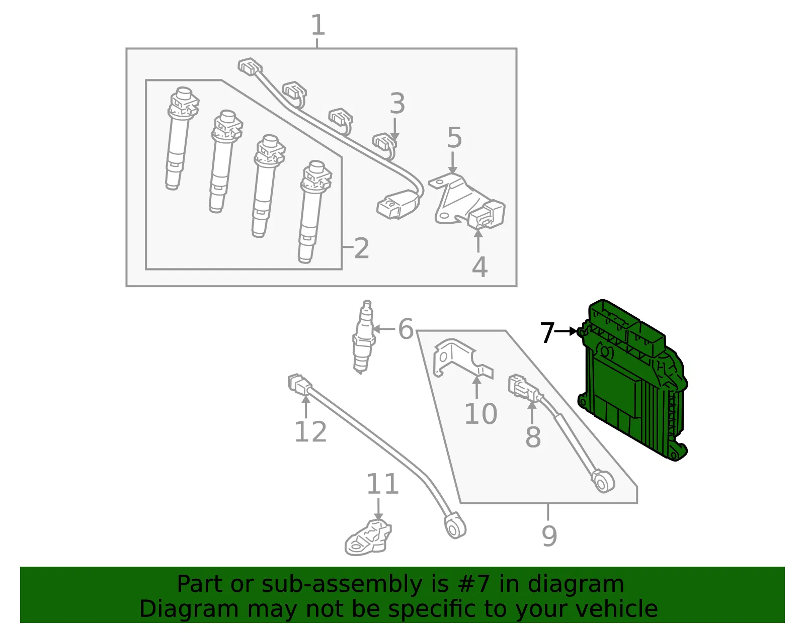 Engine Control Module (ECM) - Kia (39120-26BG6) - view 2