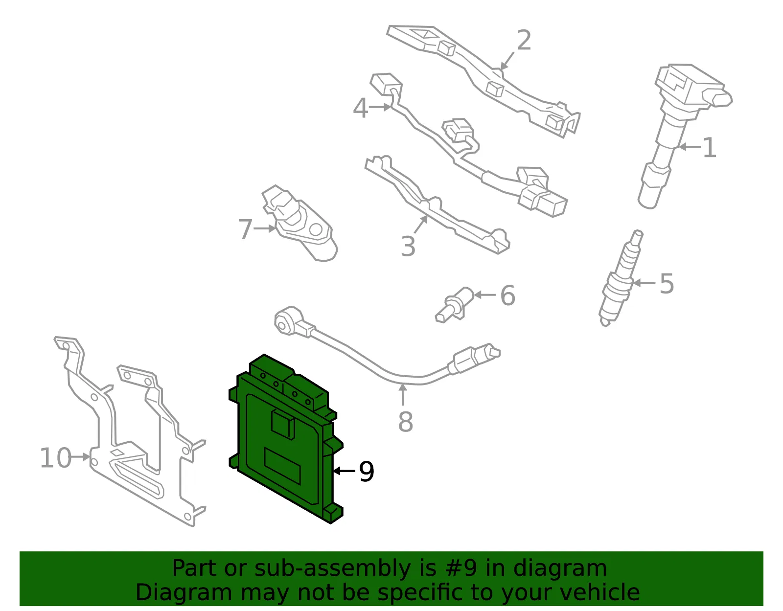 ECM - Kia (39124-3LLN0) - view 2