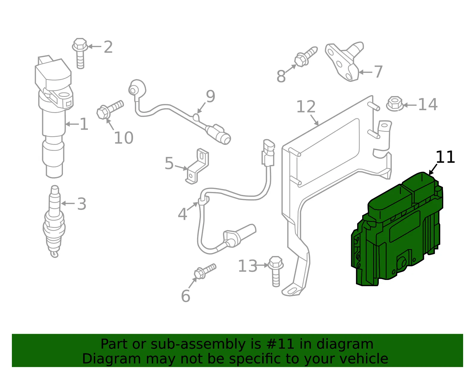 ECM - Kia (39133-2BJA1) - view 2