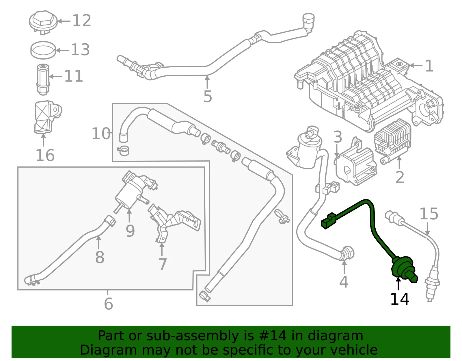 Oxygen Sensor - Kia (39210-08200) - view 2