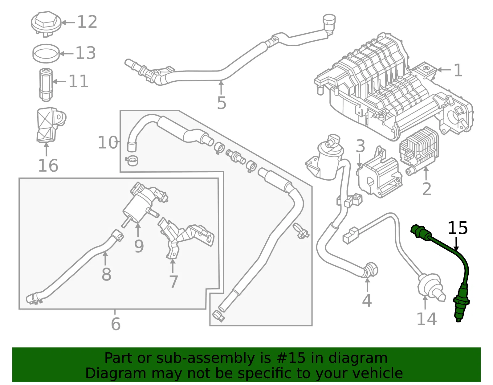 Oxygen Sensor - Kia (39210-08HB0) - view 2