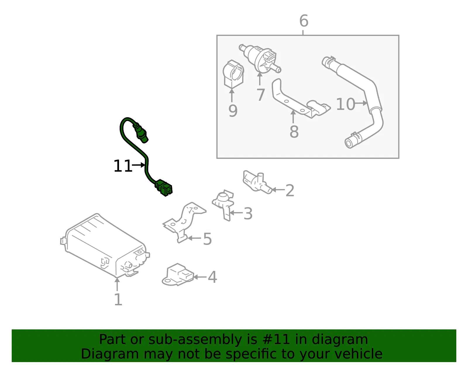 Oxygen Sensor - Kia (39210-22610) - view 2