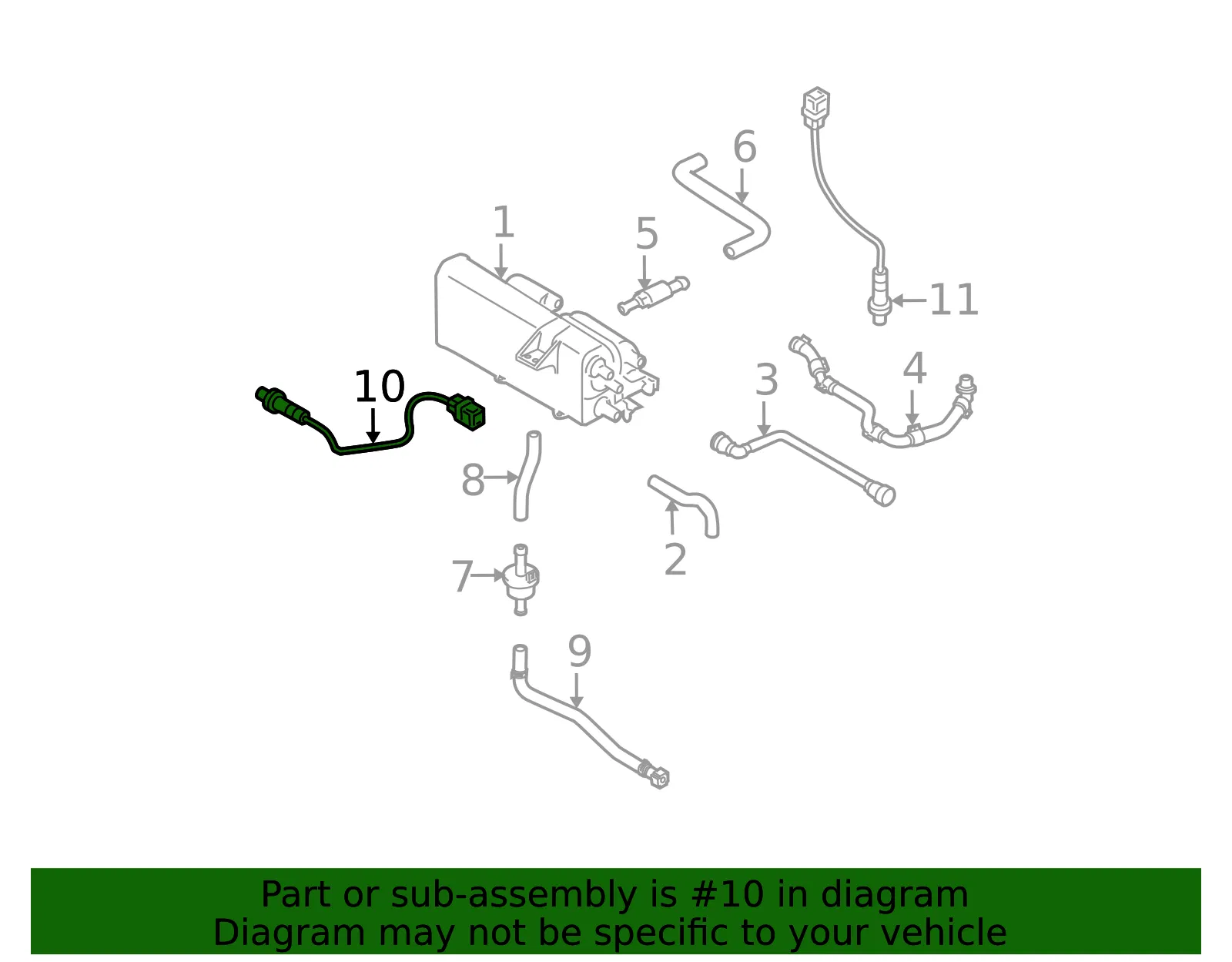 Oxygen Sensor - Kia (39210-23900) - view 2