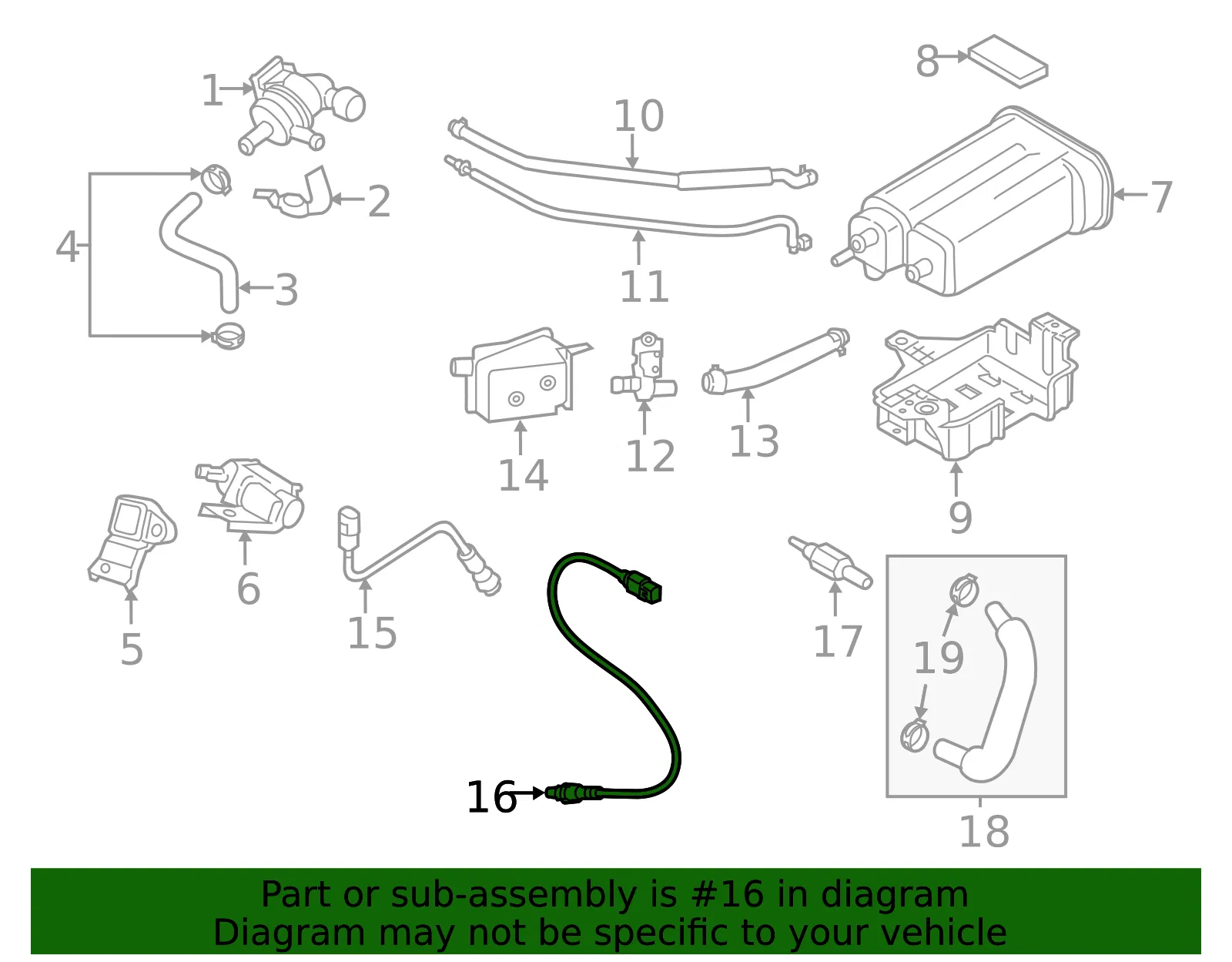Oxygen Sensor - Kia (39210-2B225) - view 2