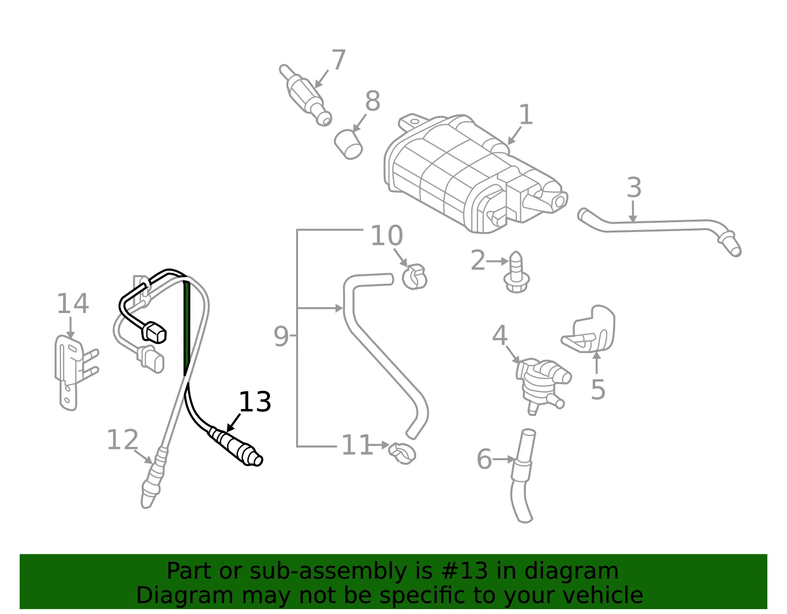 Oxygen Sensor - Kia (39210-2B335) - view 2
