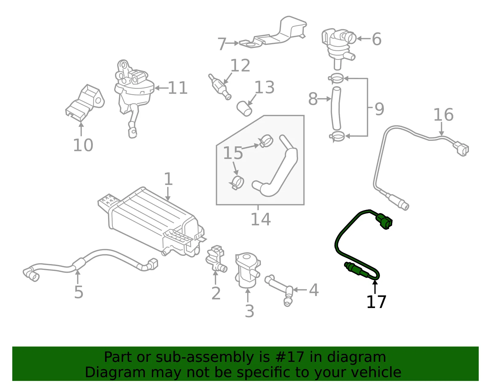 Oxygen Sensor - Kia (39210-2B355) - view 2