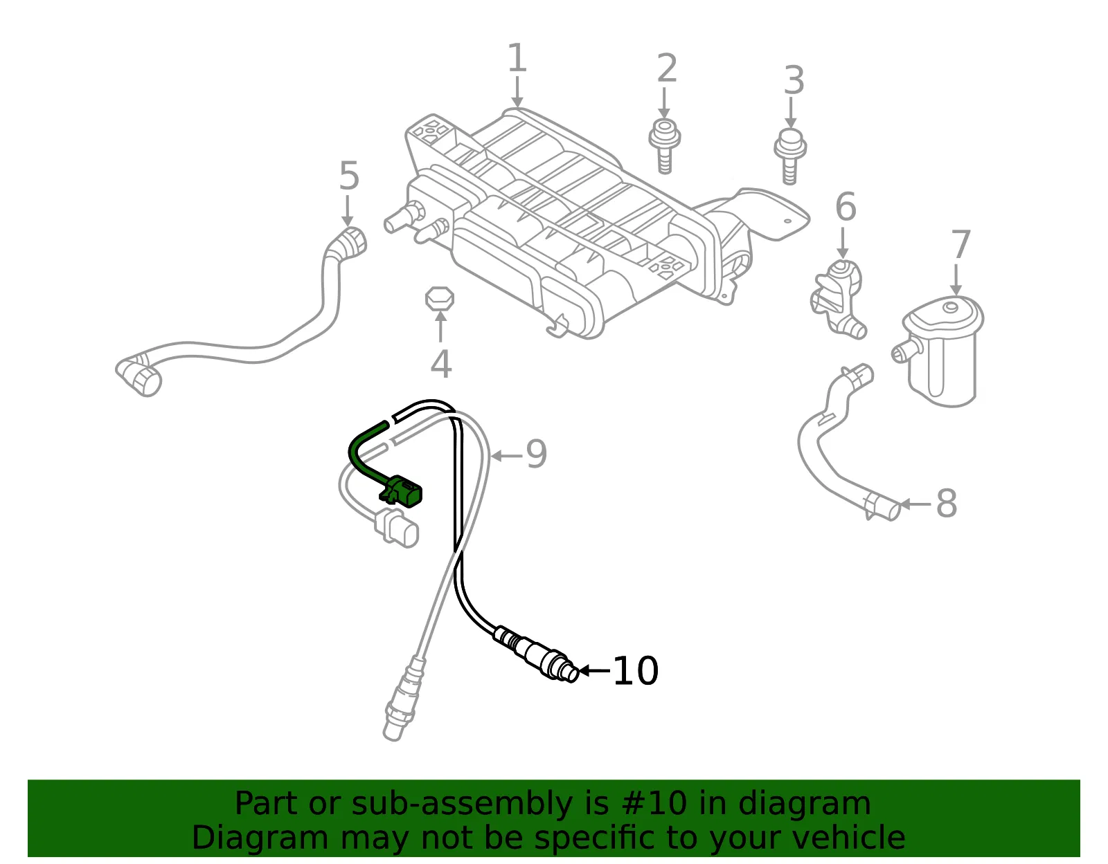 Oxygen Sensor - Kia (39210-2B365) - view 2