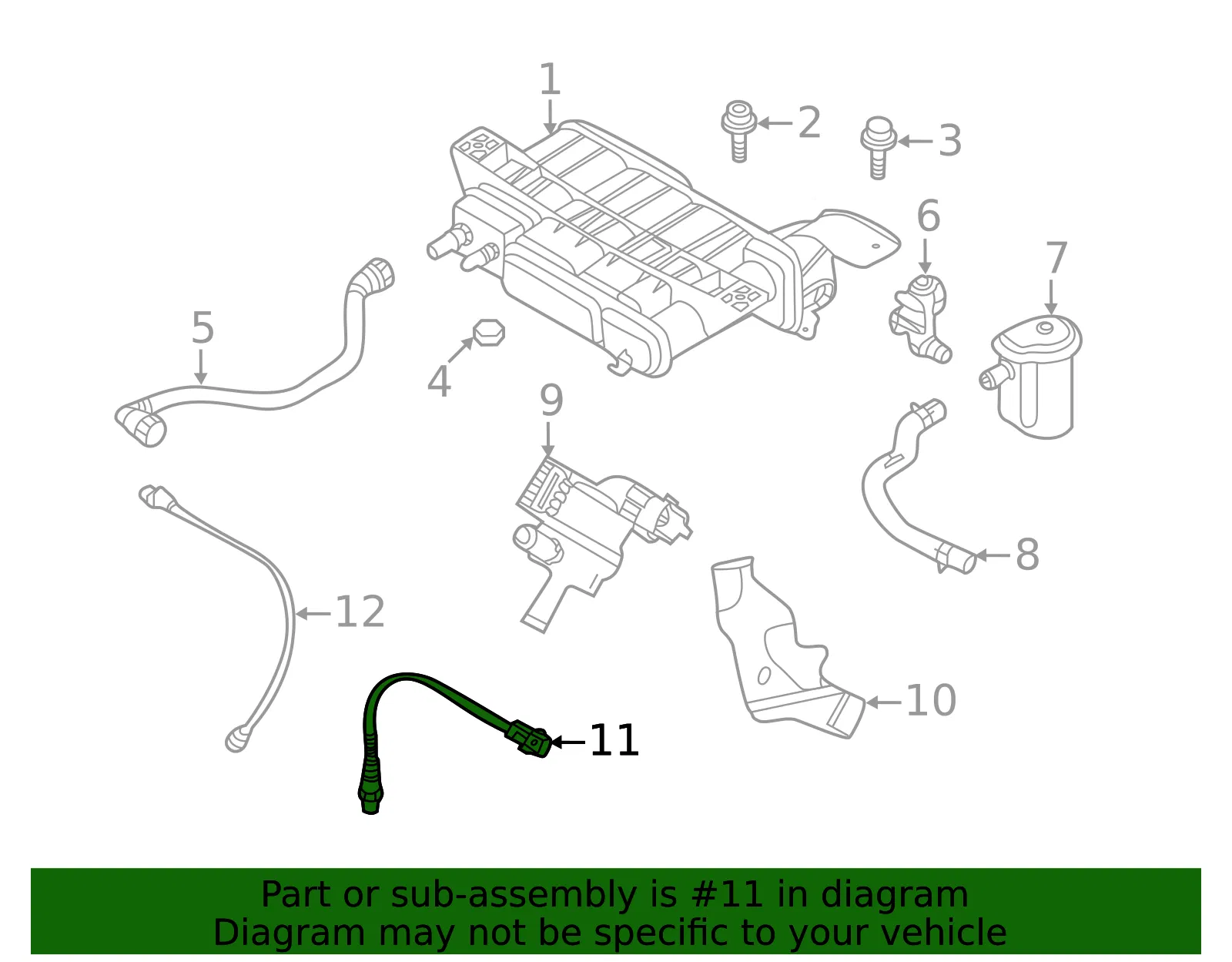 Oxygen Sensor - Kia (39210-2B420) - view 2