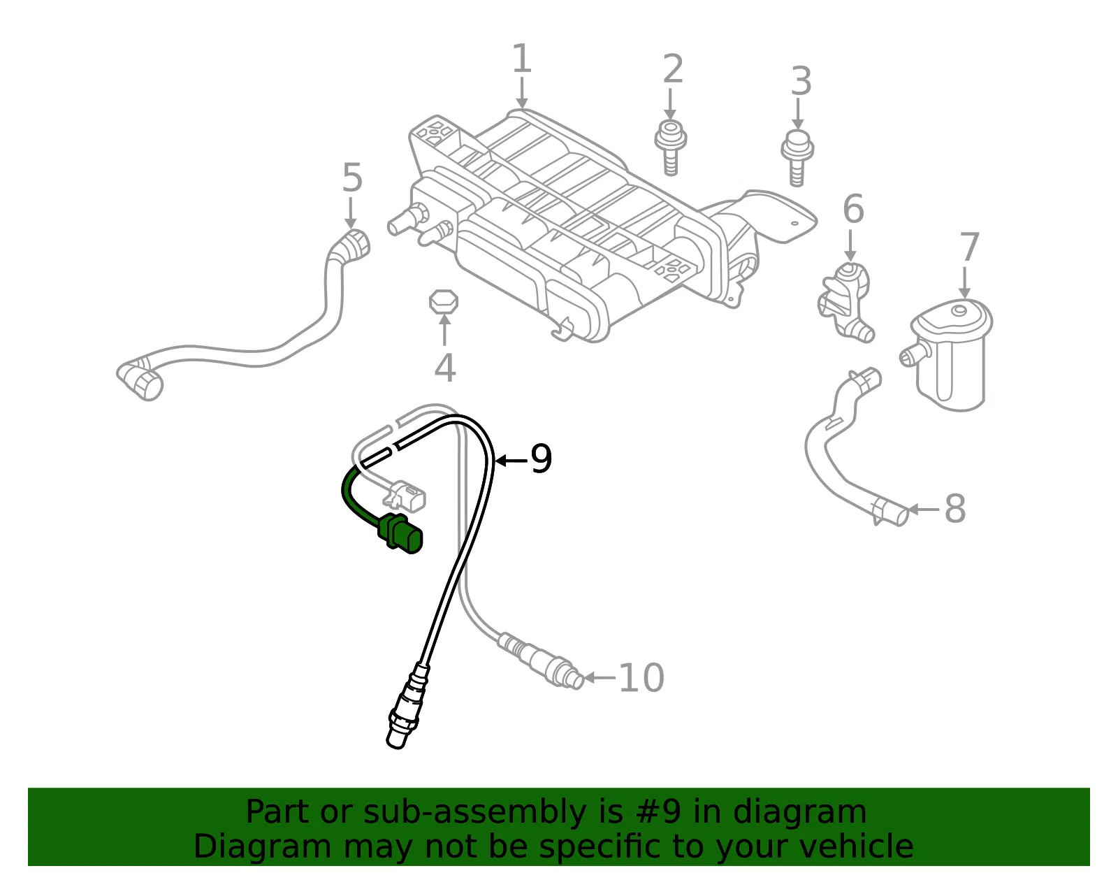 Oxygen Sensor - Kia (39210-2B510) - view 2