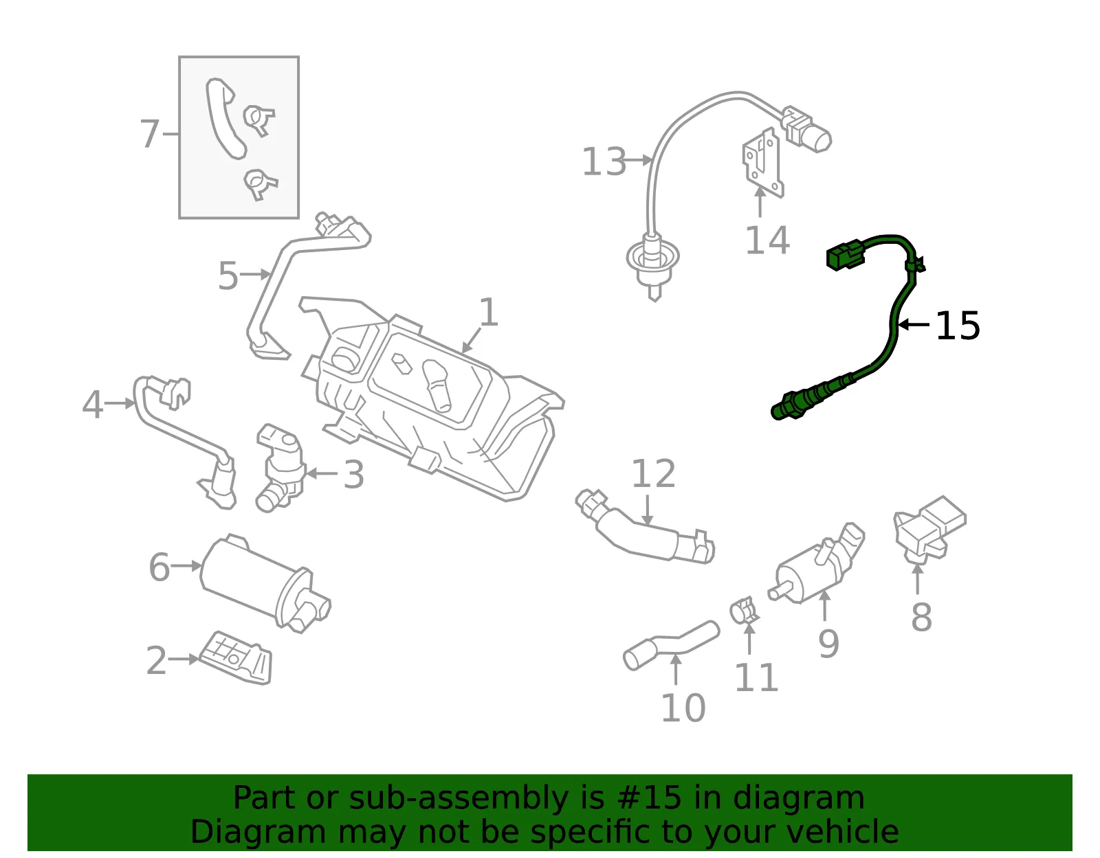 Oxygen Sensor - Kia (39210-2CTB5) - view 2