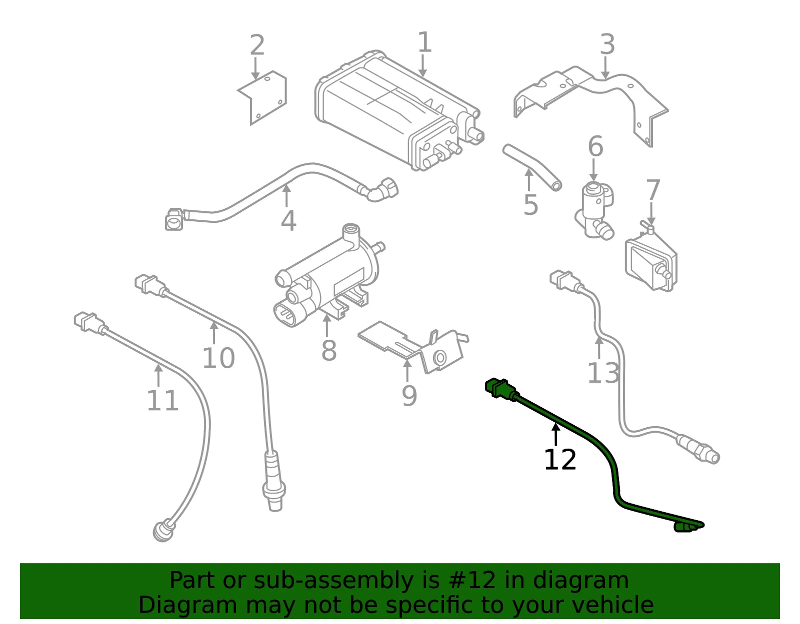 Oxygen Sensor - Kia (39210-2E201) - view 2